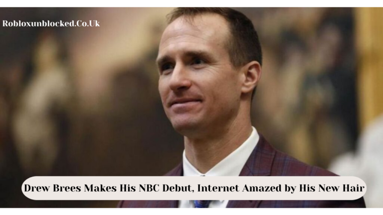 Drew Brees Makes His NBC Debut, Internet Amazed by His New Hair